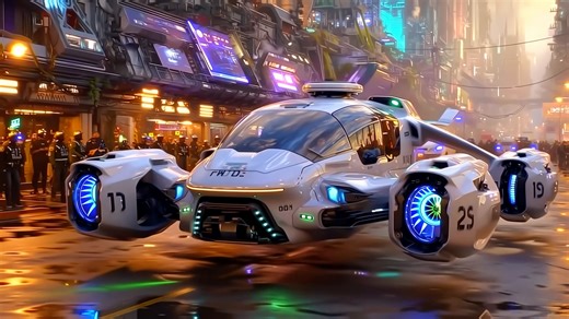 300年后的的人类如何生活在未来城市 科幻画面未来科技