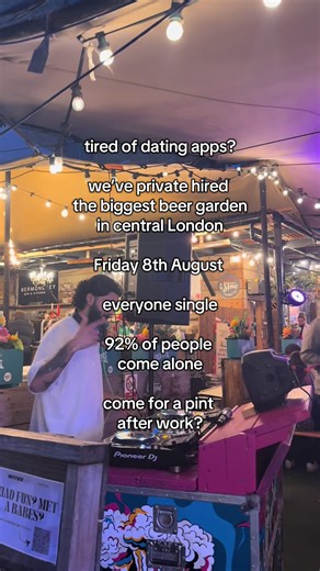 Meet Single People in London: A Unique Dating Event