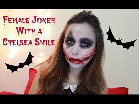 Easy Dark Knight Joker Makeup | DIY Chelsea Smile | Halloween | TiTi's Corner