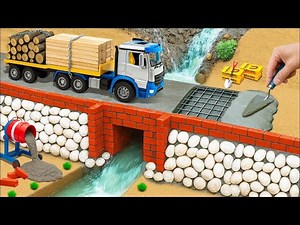 DIY Tiny Bridge Construction | Miniature Worlds | Science Project | Realistic Engineering