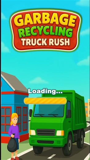 Garbage Trash Truck Simulator 3D - City Road Garbage Truck Driving - Android Gameplay