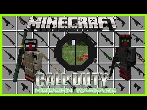 Minecraft - MODERN WARFARE MOD UPDATE (MORE GUNS THAN BEFORE!!!)