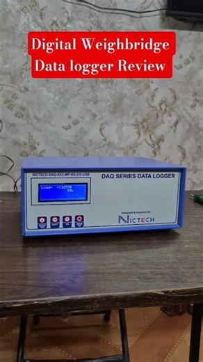 Digital Weighbridge Data logger Review #trendingshorts #viralvideo