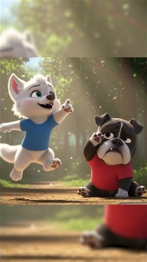 🐺🍯 Baby Wolf Smells Something Sweet! | Funny 3D Cartoon for Kids | Disney Style