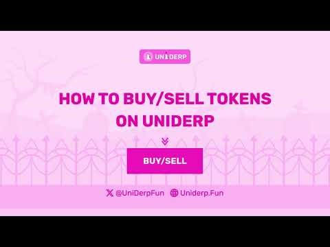 How to buy/sell tokens on Uniderp.fun