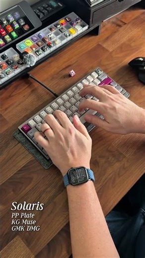 Keygeek Muse - A well balanced Keygeek that won’t slap you in the face. #keyboard #desksetup #asmr