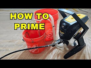 How to Prime Wagner Paint Sprayer - Control Pro 170