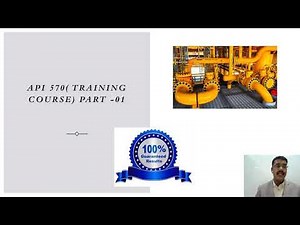 API 570 , PART 01 #qualitycontrol