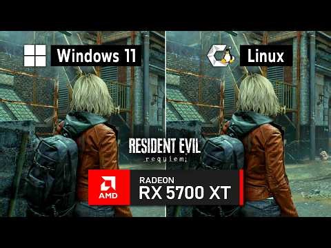 RX 5700 XT Resident Evil Requiem – Linux vs Windows 11 | Which Performs Better?