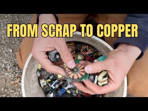 Turning Scrap Motors Into Clean Copper