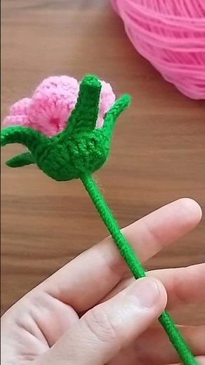 3D rose flower crochet knitting for beginners 👌💯