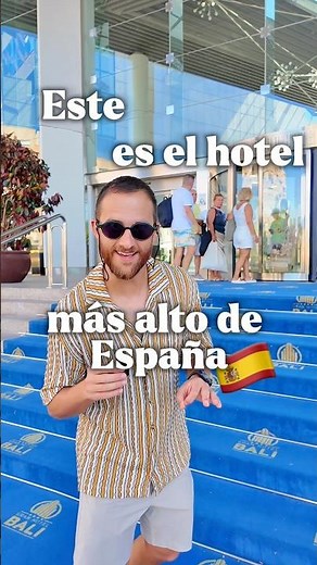 The tallest hotel in Europe: this is the Gran Hotel Bali 🏨 #shortvideo #benidorm #alicante #shorts