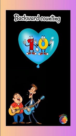 Ten to one backward counting song #kidslearning #learning