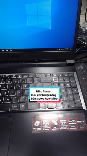 Tối ưu hiệu năng laptop Acer Nitro với Nitro Sense