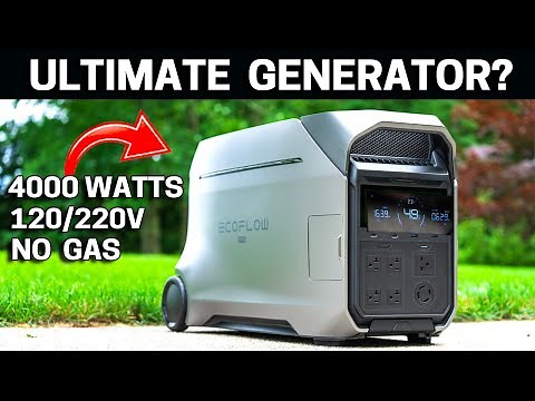 Ecoflow Delta PRO 3 with 120 & 240v BUILT IN! 4000 Watt Solar Generator