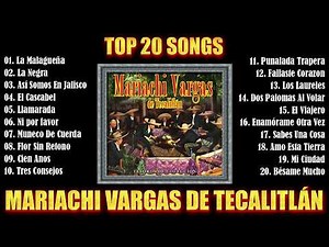 Exitos de Oro ~ Mariachi Vargas de Tecalitlán || Mariachi Music