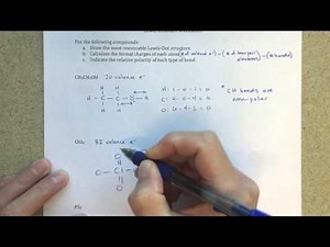 General Chemistry I - Drawing Lewis-Dot Structures!