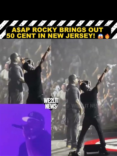 A$AP Rocky Brings Out 50 Cent in New Jersey!