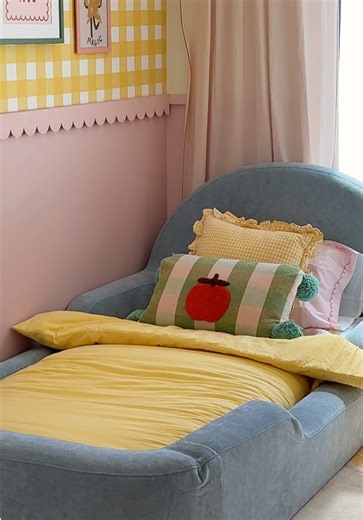 INNNN LOVE with our new little lifely bed ☁️ it’s like sleeping in a cloud. @lifely.com.au discount code LITTLELIFELYKAYLA #kidsbedroom #kidsroominspo #littlelifelybed #homewithlifely #kidsroommakeover