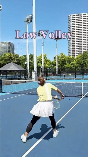 ローボレー！ #tennis #宇野真彩 #テニス