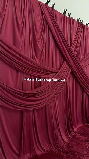 Fabric Backdrop Tutorial | London Content Studio
