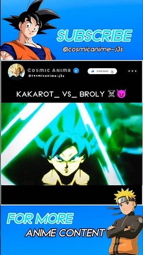 KAKAROT VS BROLY 😈🥶