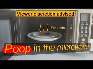 [ Viewer discretion advised ] Poop in the microwave