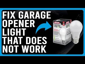 How To Fix Garage Opener Light That Does Not Work (Why The Problem Occurs And Ways To Solve It!)