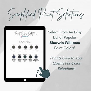 Sherwin Williams Paint Colors by Color Group - Etsy