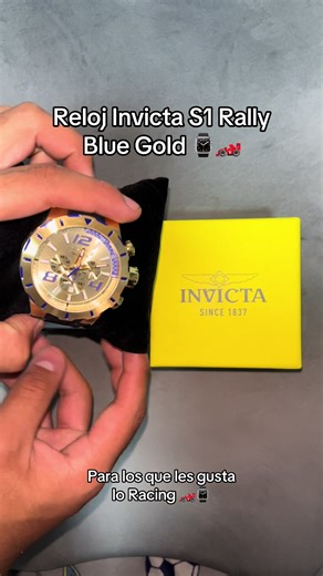 Invicta S1 Rally Racing Blue Gold Watch Review