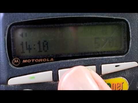 Retro Tech - old Motorola Pager/Bipper