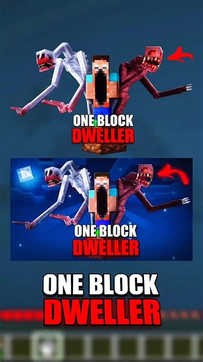 Un solo bloque... más de 20 criaturas de terror... y una sola oportunidad para sobrevivir. #Minecraft #MinecraftBedrock #OneBlock #MinecraftAddons #HorrorMinecraft