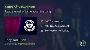 Sons of Subversion achievement in Tony and Clyde