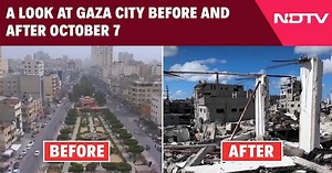 A Look at Gaza City Before and After October 7 Ahead Of 1st Anniversary Of Hamas Attack