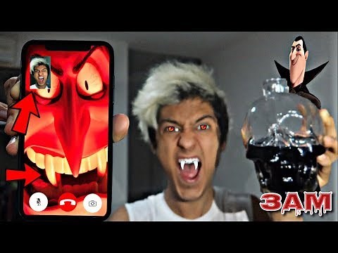 DO NOT FACETIME DRACULA FROM HOTEL TRANSYLVANIA AT 3AM!! *OMG I BECAME A VAMPIRE*
