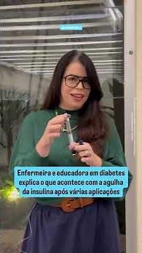 Diabetes: nurse explains what happens to the insulin needle after multiple uses