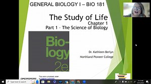 The Study of Life- The Science of Biology