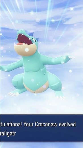 🌟Shiny Croconaw Evolved Into Shiny Feraligatr!🌟