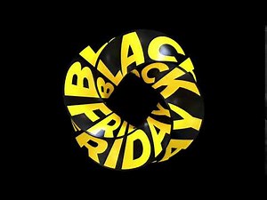 Black Friday - 3D Circular Animation | Non-Copyrighted Clips