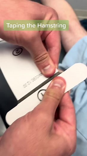 50M views · 10K reactions | Checkout how to tape your hamstring with Dr.Julian! #hamstringpain #hamstringinjury #recovery #injury#spidertech | Spidertech | Facebook