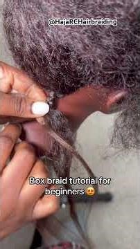Box braid tutorial #boxbraidstutorial
