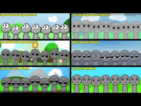 Mix all characters together in Sprunki retake | Remastered vs KATS vs Gentle World vs SPRUNNY - P3