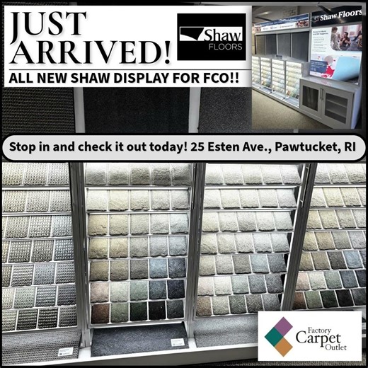 JUST ARRIVED! SHAW'S NEW COLOR WALL - EXCLUSIVELY SOLD BY ONE OF A HANDFUL OF SHOWROOMS IN RI!!