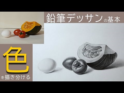 【デッサンの基礎】リアルな描き方「ポイント解説」/Pencil drawing