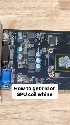 SignalRGB on Instagram: "This is how to get rid of GPU coil whine, guaranteed. #pcgaming #pcgamer #gaming #pcsetup #pcbuild"