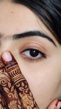 karein🔥TitleBeautiful Eye Makeup & Perfect Eyebrows Simple & Elegant Look | Makeup Tutorial #cheeks