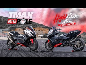 TMAX TURBO HIGHSIDE : SCOOTER VS MOTO !
