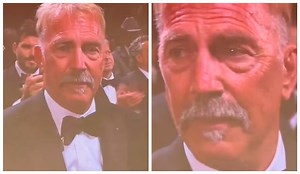 Kevin Costner vai às lágrimas em Cannes após 10 minutos de aplausos a filme em que precisou hipotecar sua casa para fazer