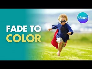 Fading Images to ANY Color Background in Canva Made EASY!