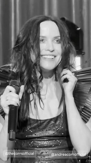 Andrea Corr Daily on Instagram: "Wow, so beautiful 😍 thank you @corrscast for sharing this from Birmingham ♥️ #thecorrs #andreacorr"